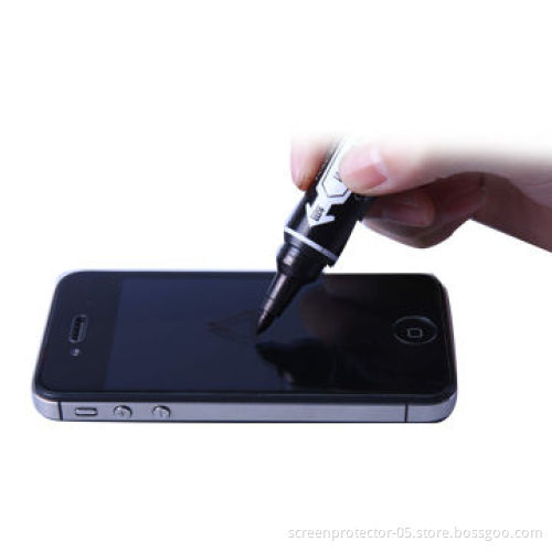 Tempered Glass Screen Protector for iPhone 4/4S, Bubble-free, No Residue